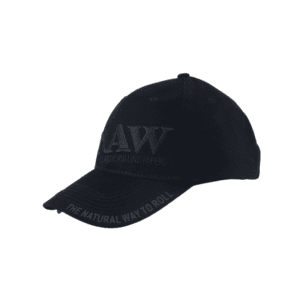 RAW Black on Black Baseball Cap with Poker
