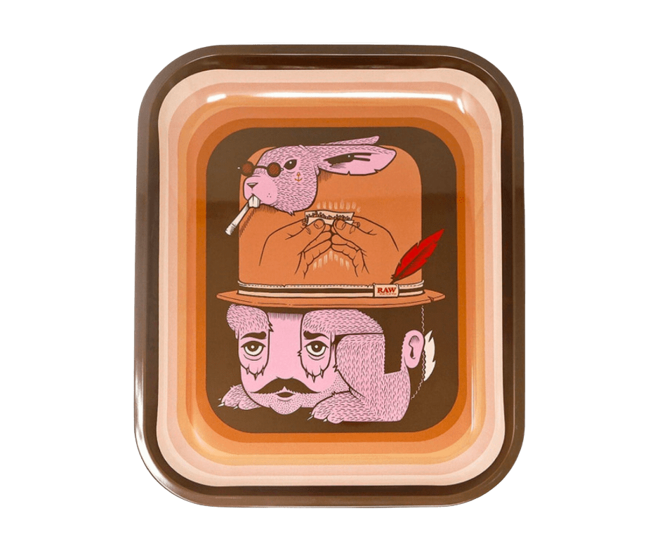 RAW Artist Series Rolling Tray Jeremy Fish Large 34 x 27.5 cm