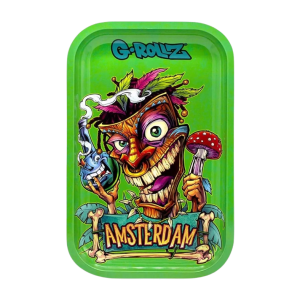 G-Rollz Tiki Amsterdam rolling tray 27,5 × 17,5 cm