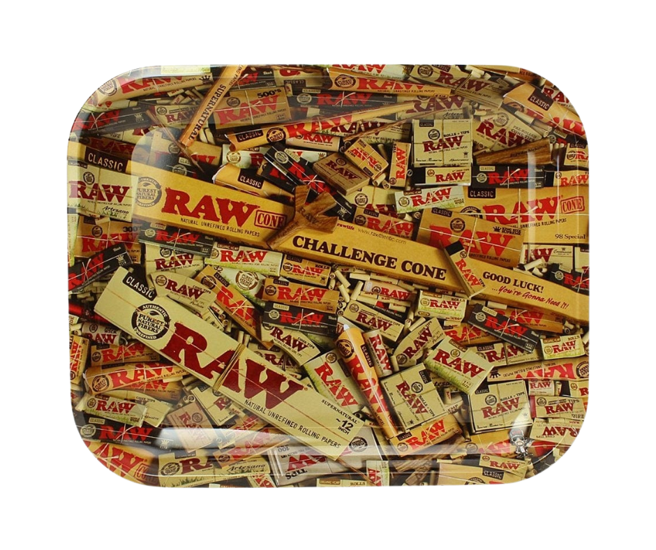 RAW Mixed Papers Rolling Tray Large 34 x 28 cm