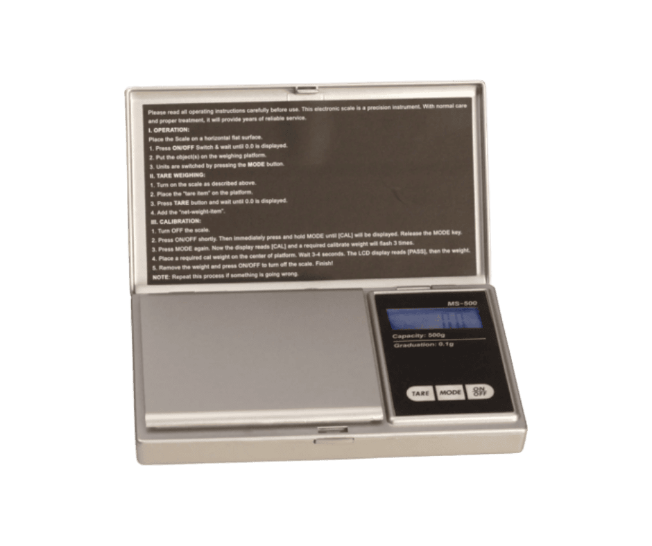 BLscale Digital taskuvaaka 0.1–500 g