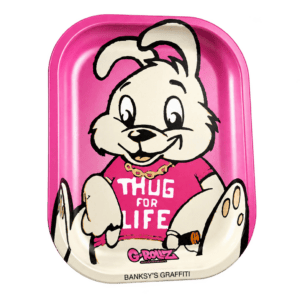G-Rollz Banksy Thug for Life metallitarjotin 27 × 18 cm