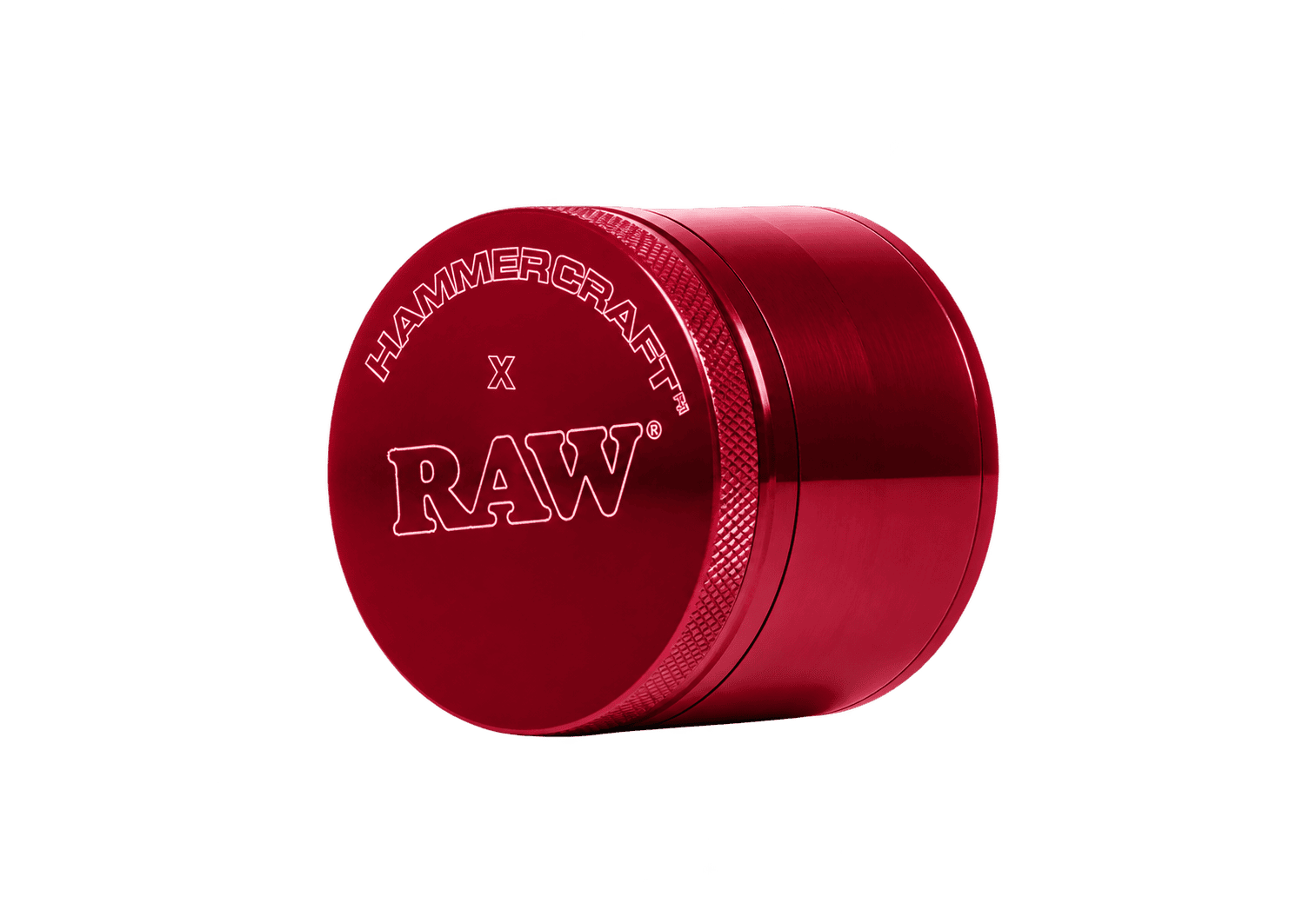 RAW x Hammer Craft grinderi 55 mm punainen 4-osainen