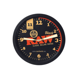 RAW Black Stash Wall Clock seinäkello piilolokerolla